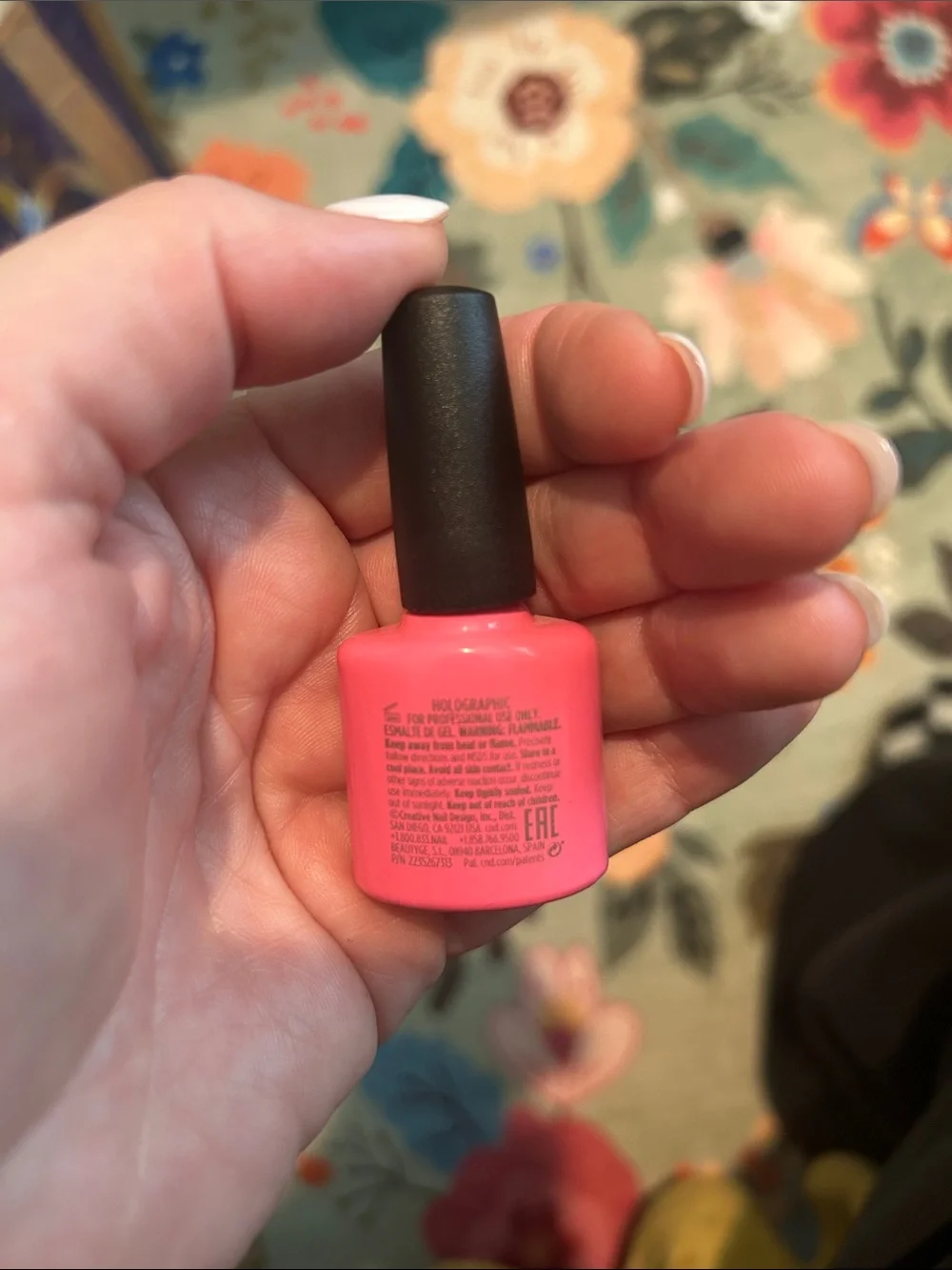 CND Shellac Gel Polish — Vibrant Pink Nail Color